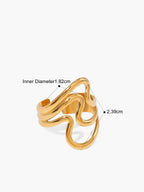 Golvende verstelbare ring