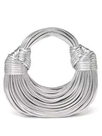 Gouden gedraaide handtas