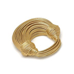 Gouden gedraaide handtas