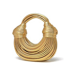 Gouden gedraaide handtas