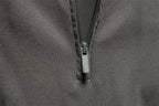 Half-Zip Polo Shirt Met Lange Mouwen En Gestructureerde Kraag Voor Mannen