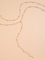 Handgemaakte Goud vergulde Kunstparel Ketting