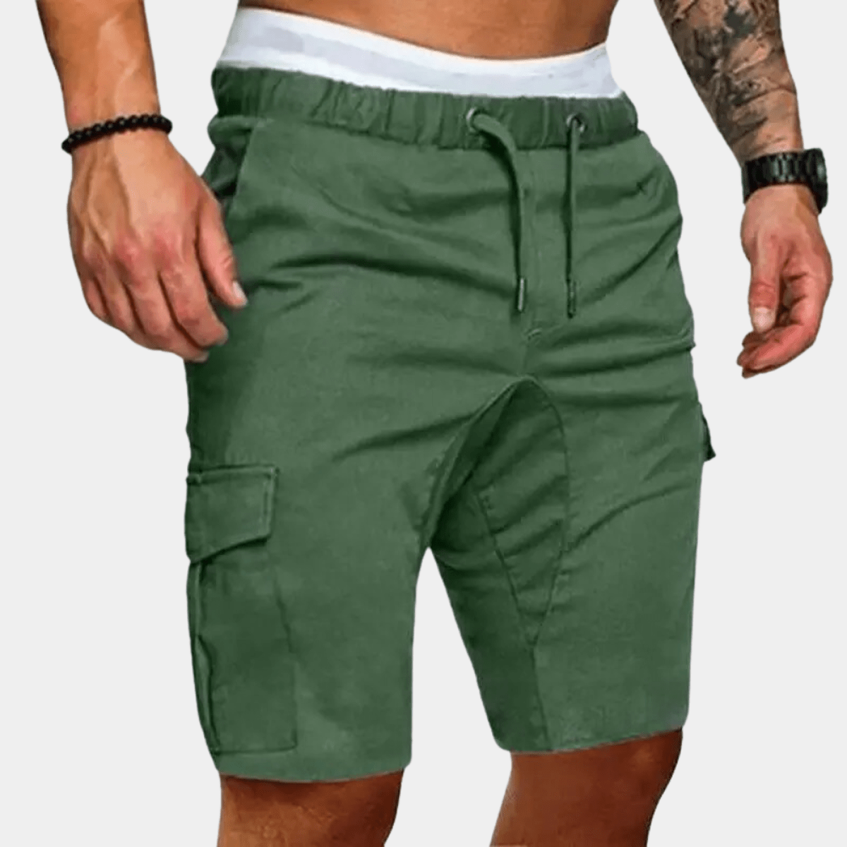 Heren Cargoshorts Met Meerdere Zakken En Comfortabele Pasvorm