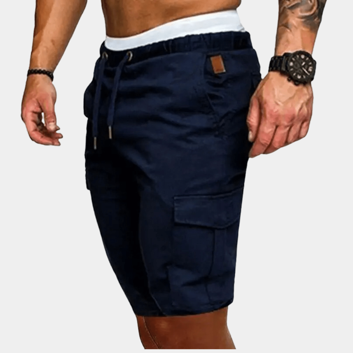 Heren Cargoshorts Met Meerdere Zakken En Comfortabele Pasvorm