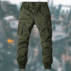 Heren Casual Cargo Joggingbroeken Met Elastische Tailleband En Praktische Zakken