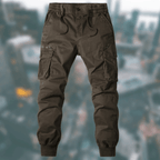 Heren Casual Cargo Joggingbroeken Met Elastische Tailleband En Praktische Zakken