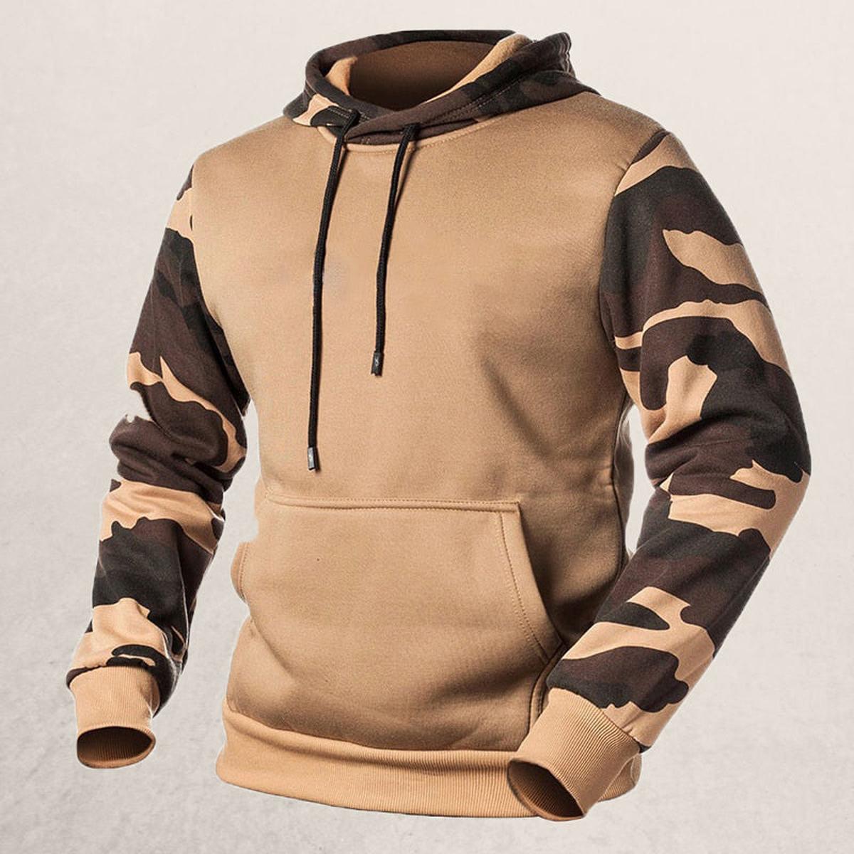 Heren Casual Hoodie met Kangoeroezak
