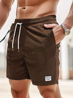Heren Casual Zomer Shorts met Elastische Tailleband