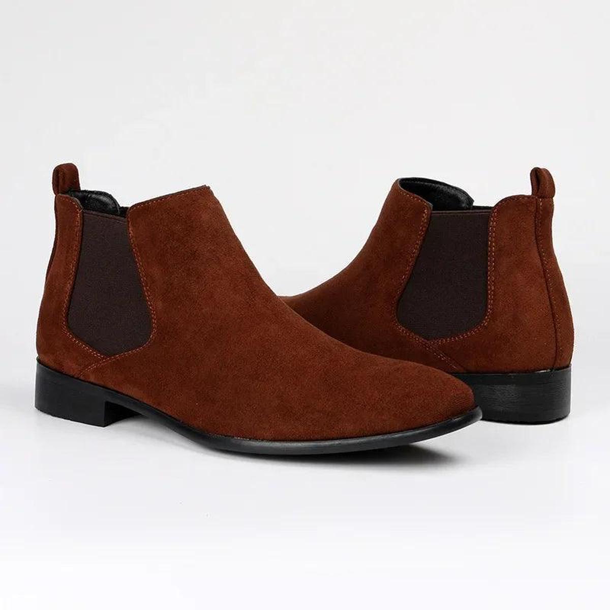Heren Chelsea Boots van Faux Suède