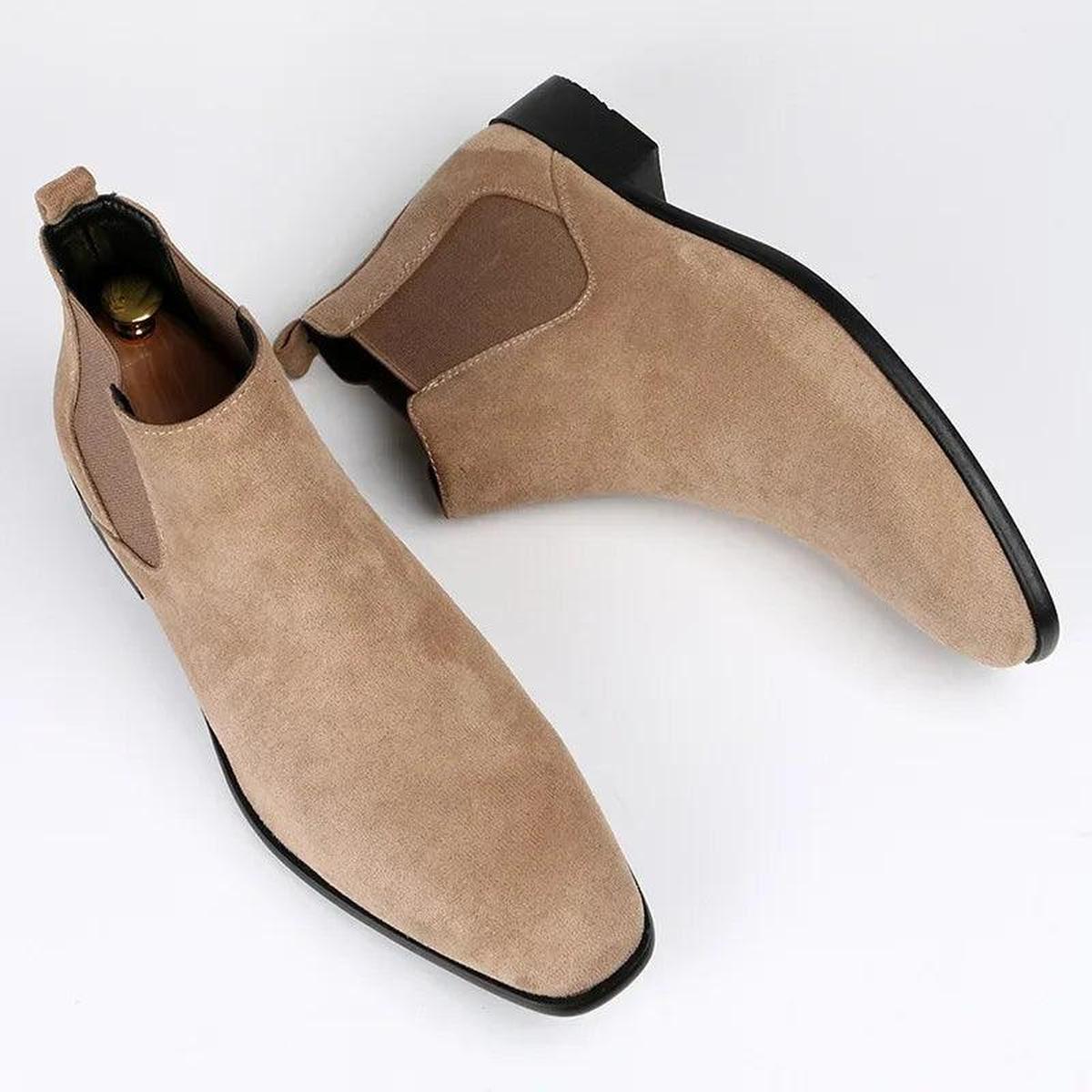 Heren Chelsea Boots van Faux Suède