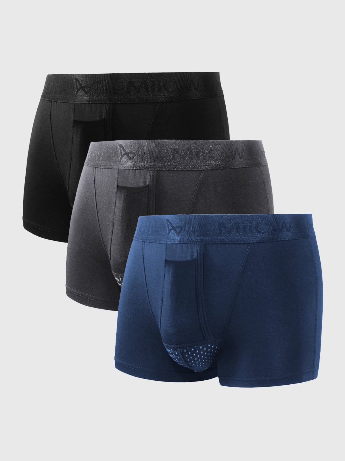 Heren Comfort Boxershorts 3-Pack - Zacht, Ademend, Slim Fit