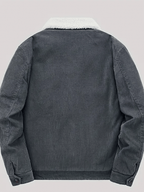 Heren Corduroy Jas met Fleece Voering