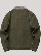 Heren Corduroy Jas met Fleece Voering
