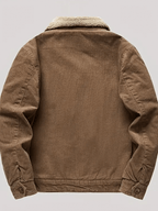Heren Corduroy Jas met Fleece Voering