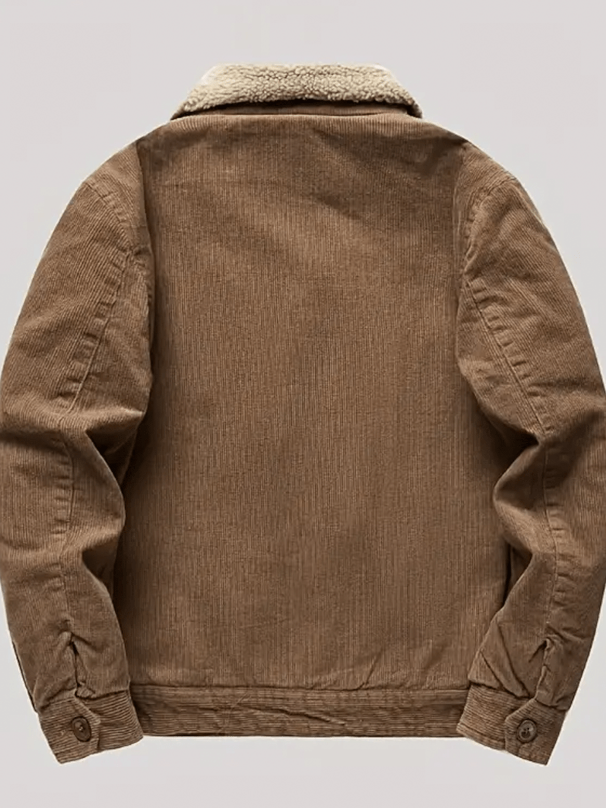 Heren Corduroy Jas met Fleece Voering