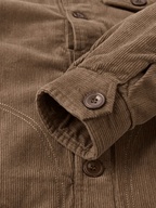 Heren Corduroy Jas met Fleece Voering