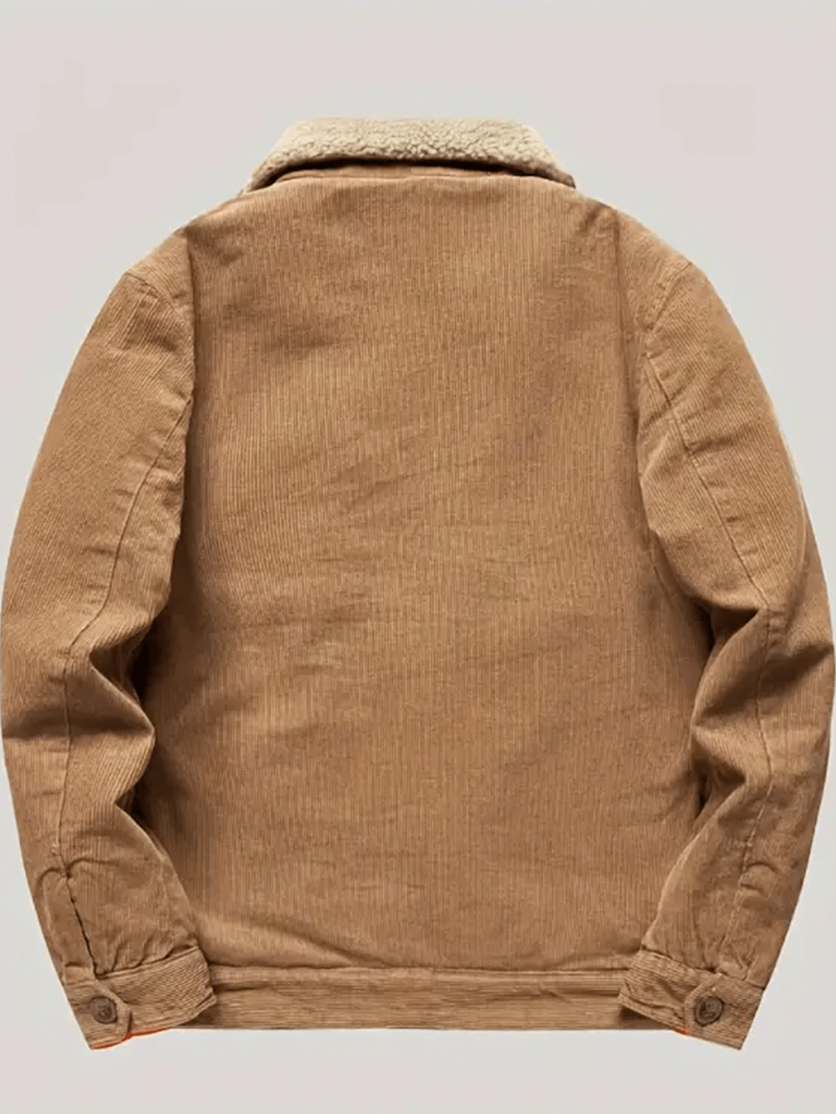 Heren Corduroy Jas met Fleece Voering