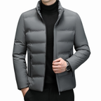 Heren Donsjas Met Hoge Kraag Voor Zakelijke Gelegenheden