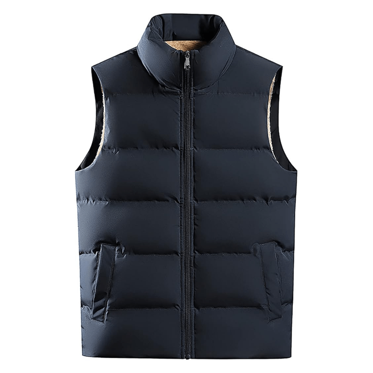 Heren Donsvest Voor Herfst En Winter, Warm En Comfortabel Voor Koude Dagen