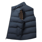 Heren Donsvest Voor Herfst En Winter, Warm En Comfortabel Voor Koude Dagen