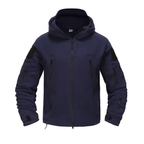 Heren Fleece Jas Met Capuchon En Volledige Rits Voor Buitenactiviteiten