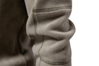 Heren Fleece Ritsjack Met Staande Kraag Voor Herfst En Winter