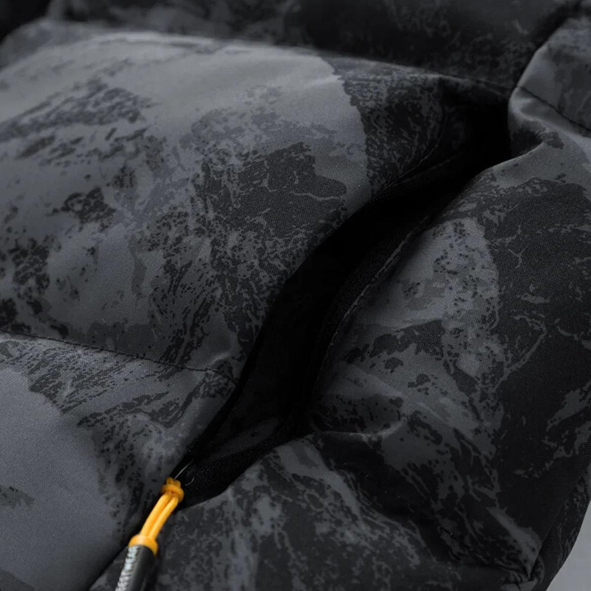 Heren Geïsoleerde Camouflage Winterjas met Capuchon