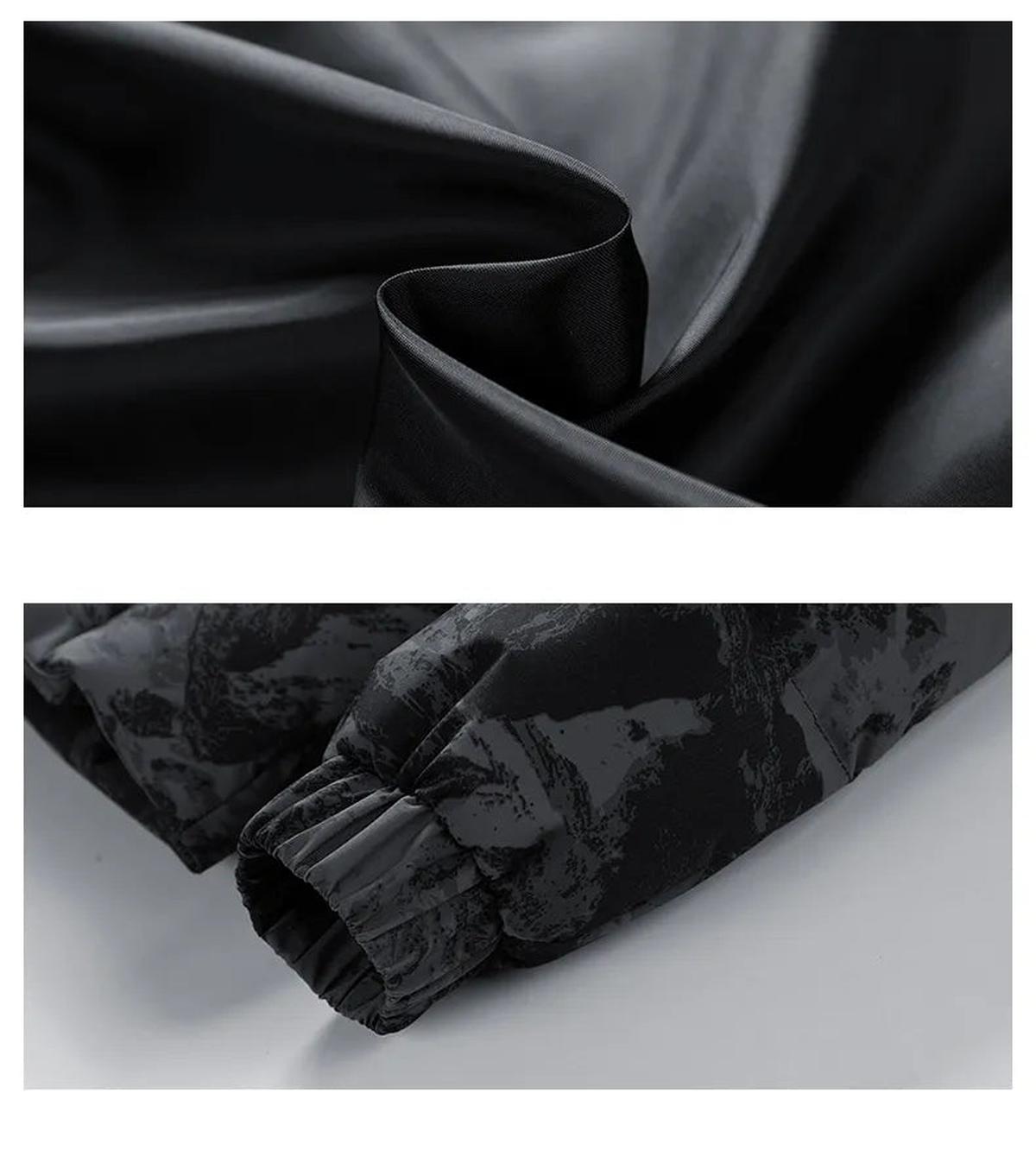 Heren Geïsoleerde Camouflage Winterjas met Capuchon
