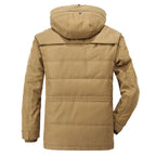 Heren Geïsoleerde Winterjas met Fleece Voering en Weerbestendigheid
