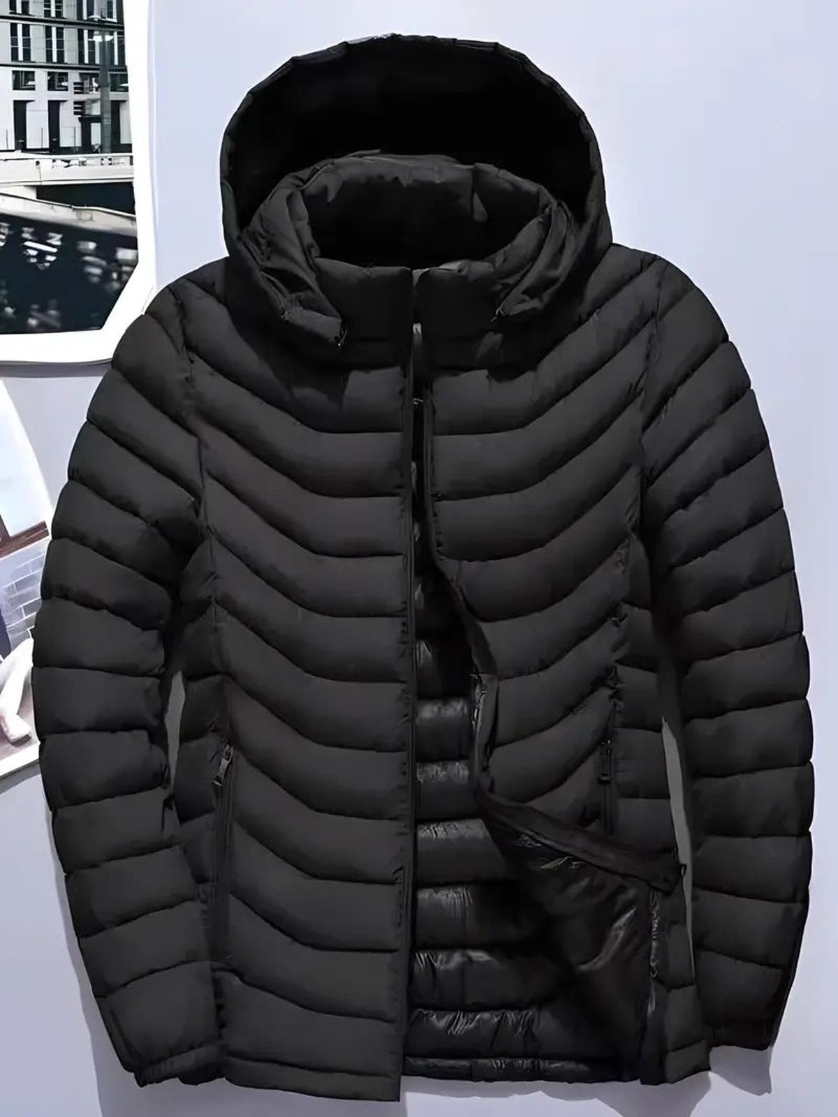 Heren Gewatteerde Hooded Puffer Jacket
