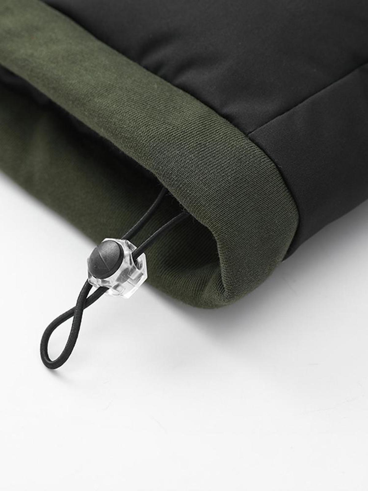 Heren Gewatteerde Jas met Capuchon voor Winterse Warmte