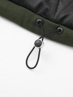 Heren Gewatteerde Jas met Capuchon voor Winterse Warmte