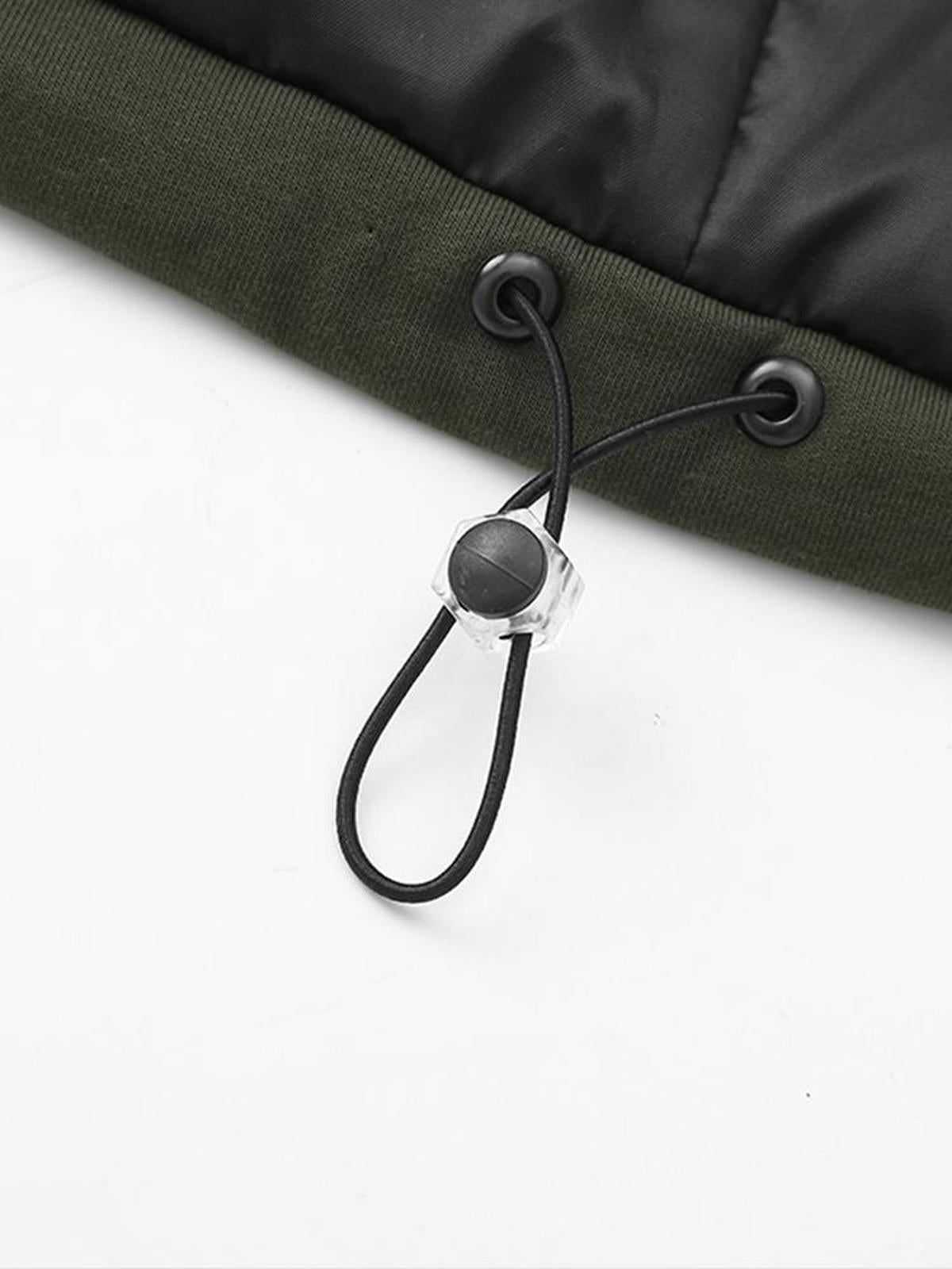 Heren Gewatteerde Jas met Capuchon voor Winterse Warmte