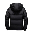 Heren Gewatteerde Pufferjack Met Capuchon Voor Buitenactiviteiten