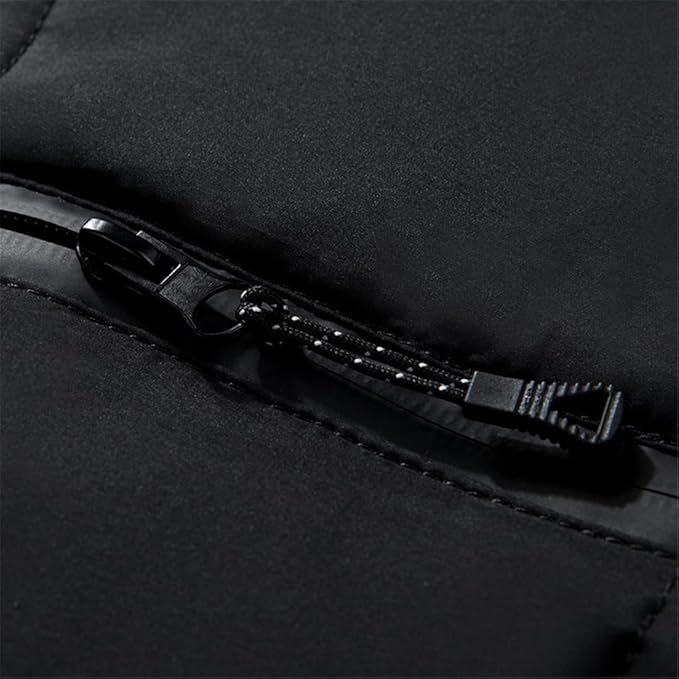 Heren Gewatteerde Pufferjack Met Capuchon Voor Buitenactiviteiten