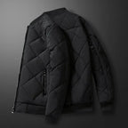Heren Gezellige Casual Jas voor Herfst en Winter