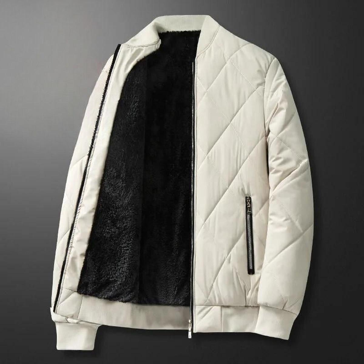 Heren Gezellige Casual Jas voor Herfst en Winter