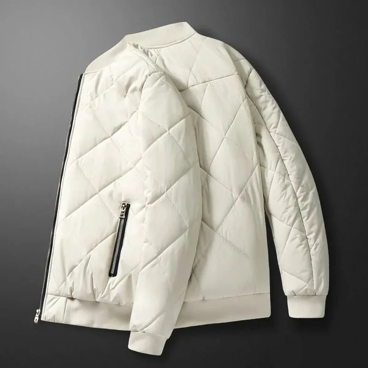 Heren Gezellige Casual Jas voor Herfst en Winter