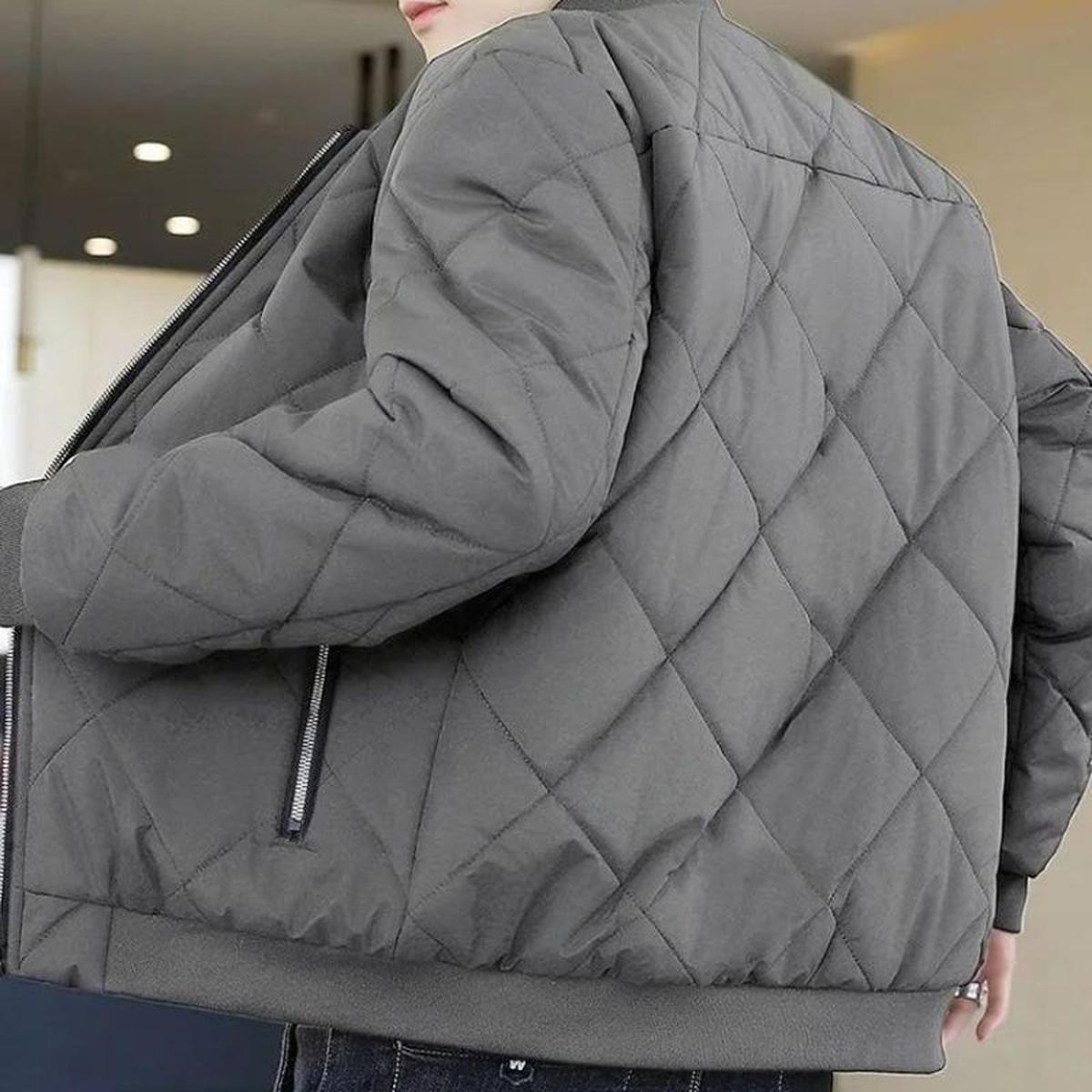 Heren Gezellige Casual Jas voor Herfst en Winter