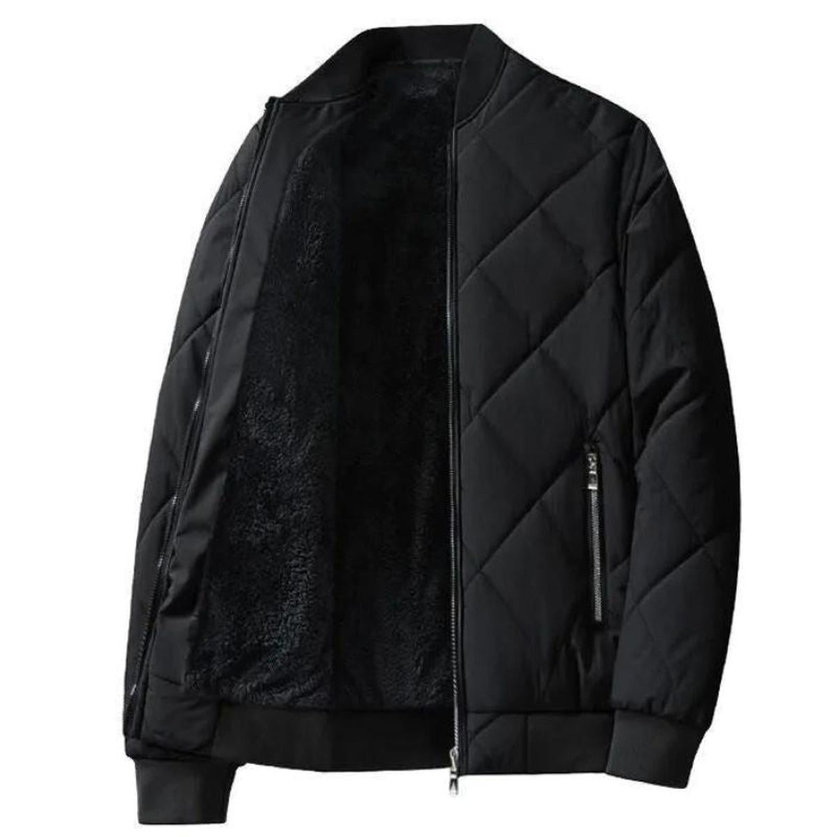 Heren Gezellige Casual Jas voor Herfst en Winter