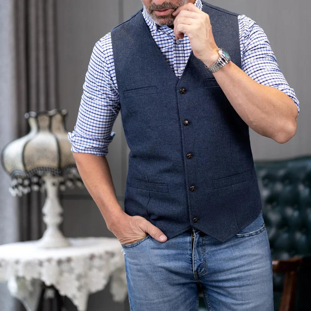 Heren Gilet Voor Formele En Casual Gelegenheden