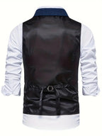 Heren Haringbone Enkelvoudige Blazer