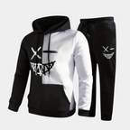 Heren Hoodie & Joggingbroek Set - Slim Fit Katoen Mix Trainingspak