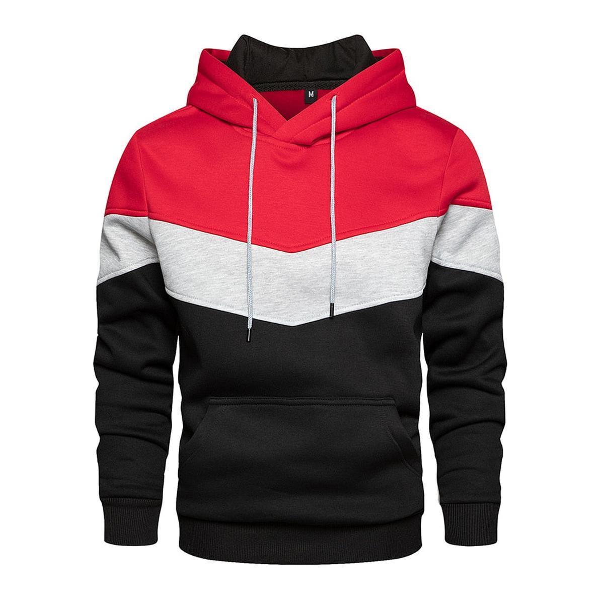Heren Hoodie Van Katoen-Polyester Mix Met Capuchon En Lange Mouwen