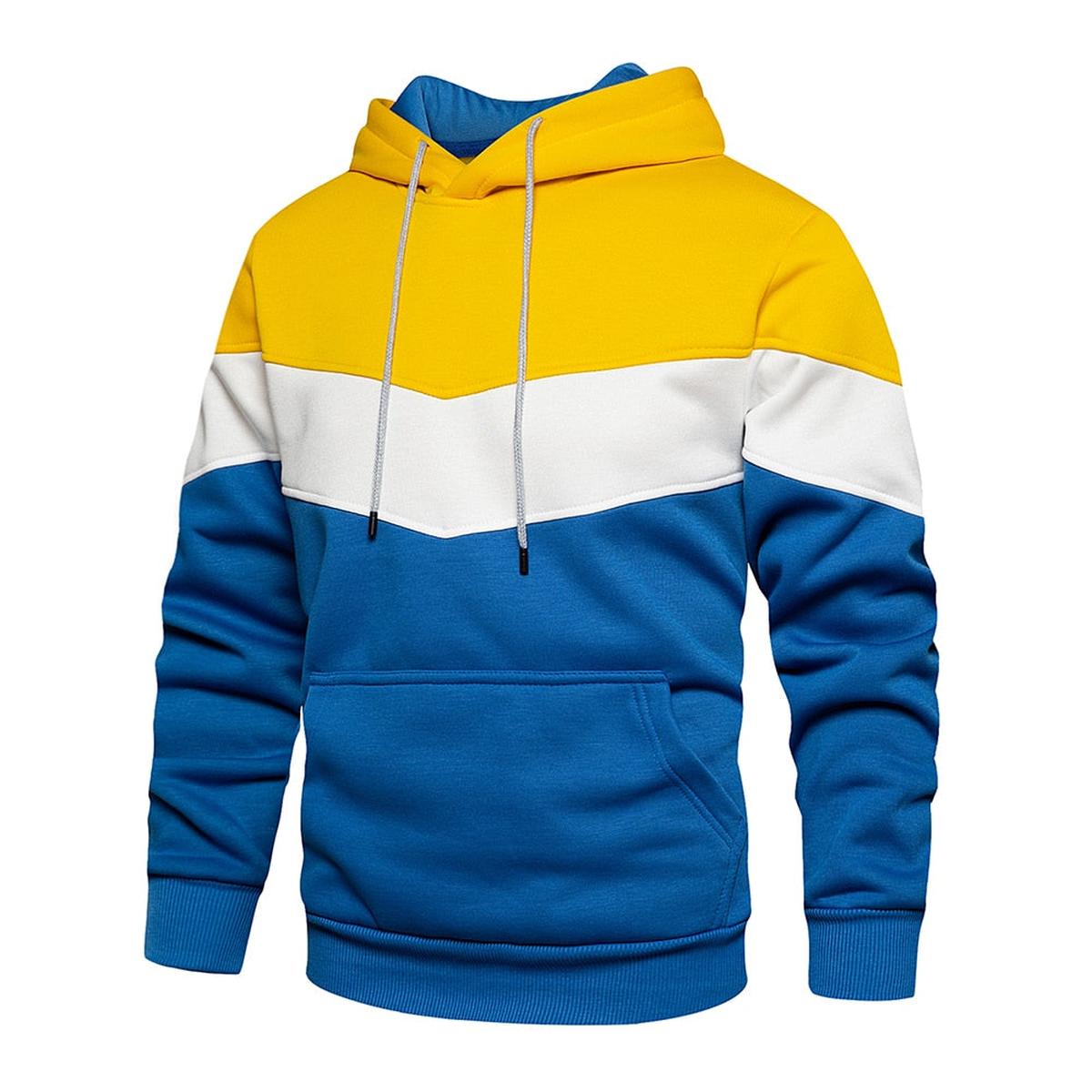 Heren Hoodie Van Katoen-Polyester Mix Met Capuchon En Lange Mouwen