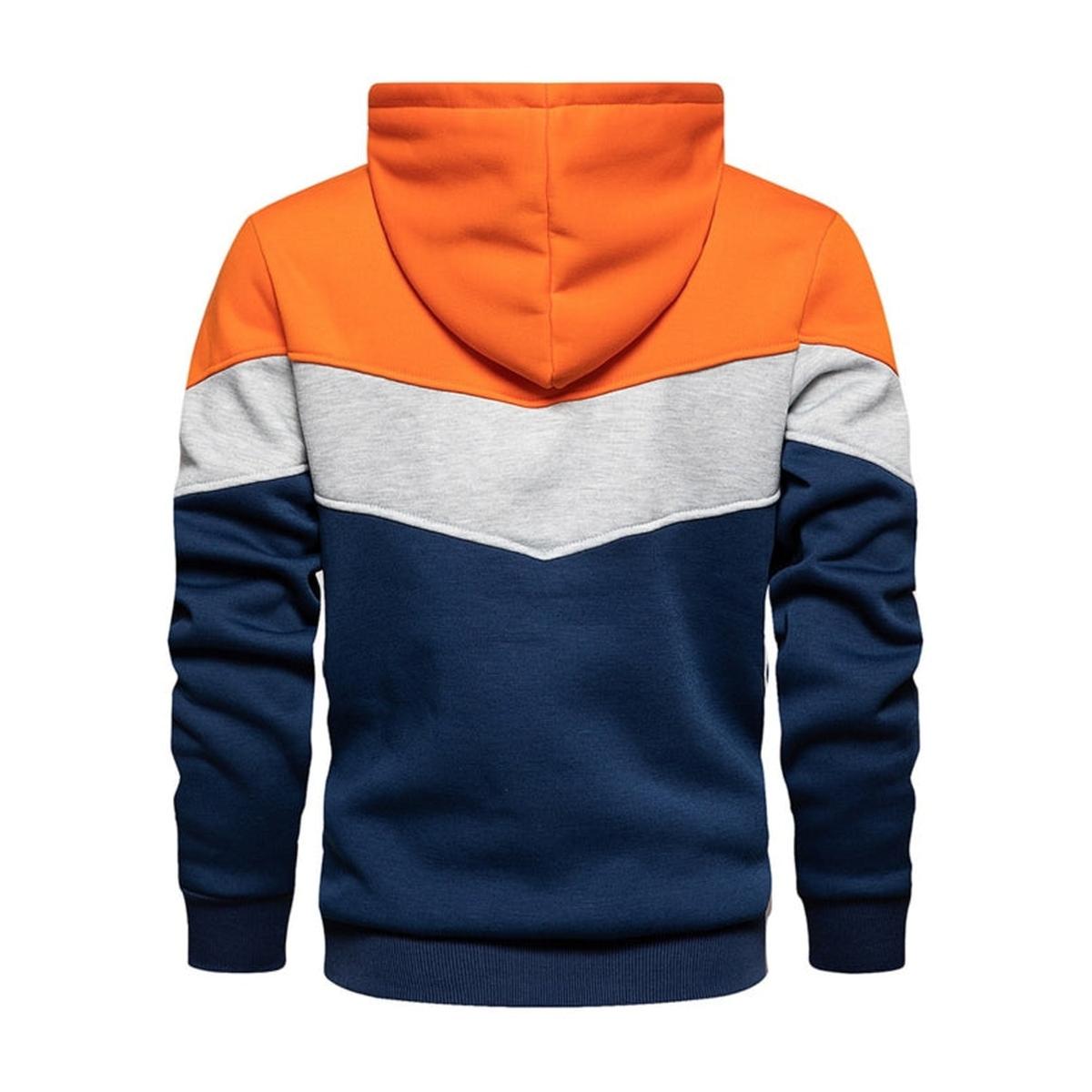 Heren Hoodie Van Katoen-Polyester Mix Met Capuchon En Lange Mouwen