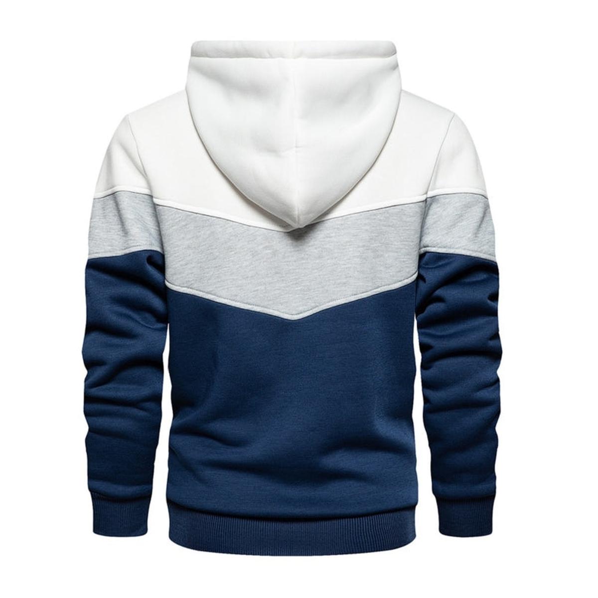 Heren Hoodie Van Katoen-Polyester Mix Met Capuchon En Lange Mouwen