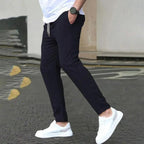Heren Joggingbroek Met Zijzakken Elastische Taille Regular Fit