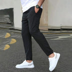 Heren Joggingbroek Met Zijzakken Elastische Taille Regular Fit