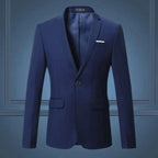 Heren Klassieke Tailored Formele Blazer
